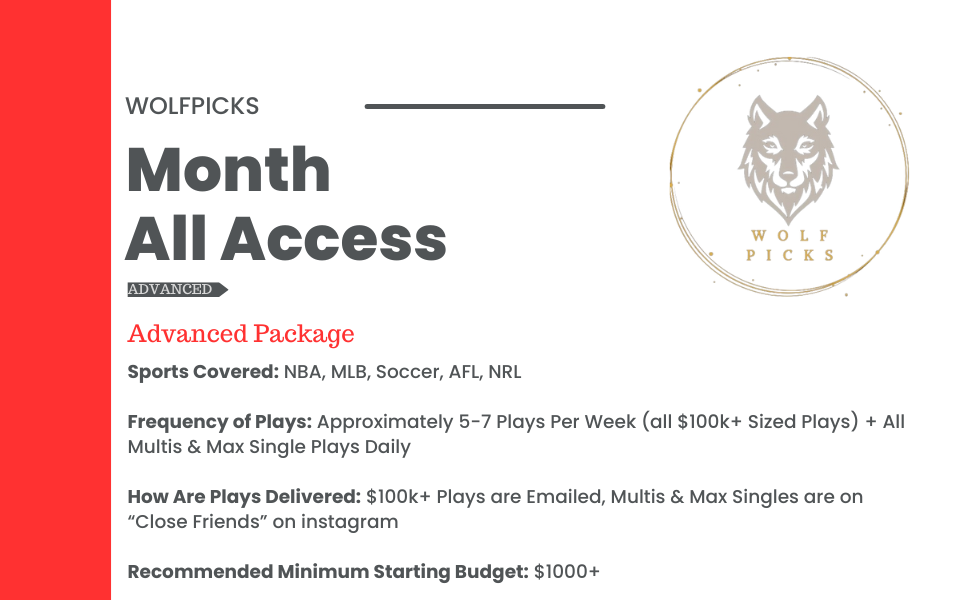 Month Pack - $100k Plays + Multis